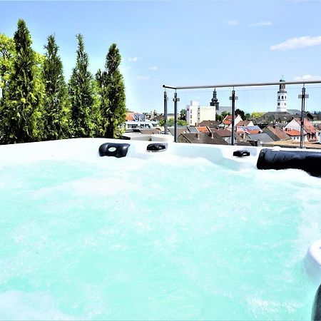 Panorama Penthouse Apartment Mit Klima Und Whirlpool Fuer Bis Zu 6 Personen Франкенталь Экстерьер фото