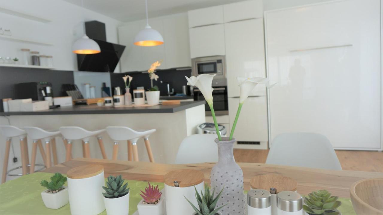 Panorama Penthouse Apartment Mit Klima Und Whirlpool Fuer Bis Zu 6 Personen Франкенталь Экстерьер фото