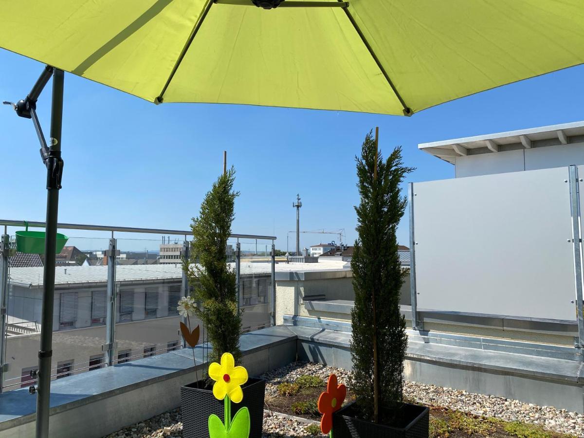Panorama Penthouse Apartment Mit Klima Und Whirlpool Fuer Bis Zu 6 Personen Франкенталь Экстерьер фото