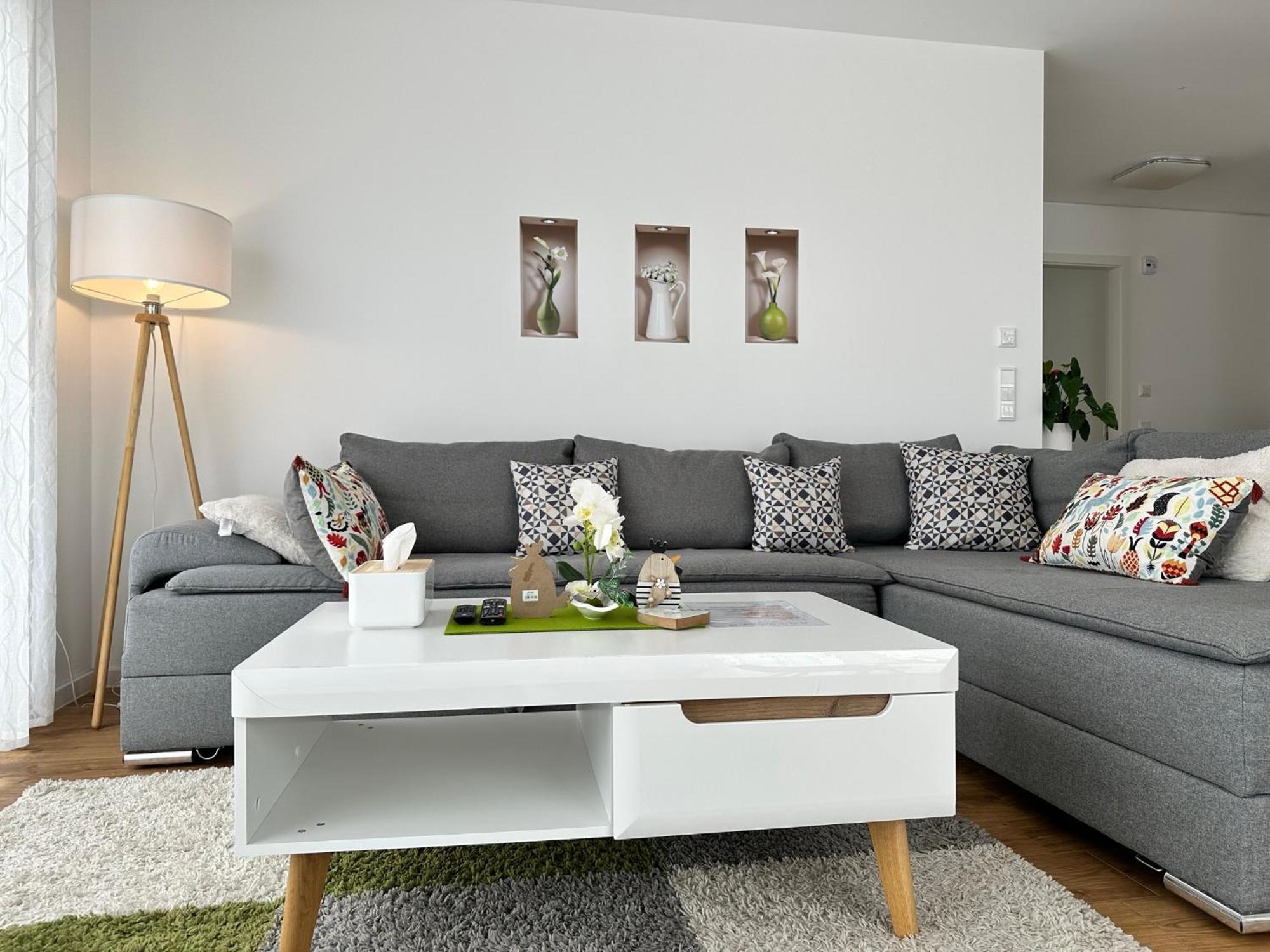 Panorama Penthouse Apartment Mit Klima Und Whirlpool Fuer Bis Zu 6 Personen Франкенталь Экстерьер фото